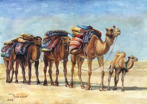 نقاشی نفس سایه ها اثر حمیدرضا سلیمانی